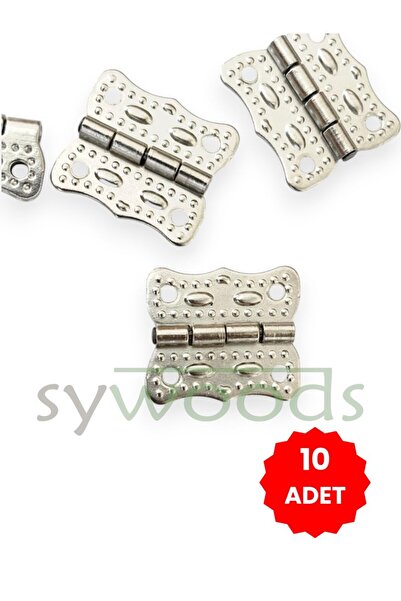 sywoods Papatya Menteşe 10 Adet Nikel 20x18 mm Kutu ve Sandık Menteşesi Hobi ...
