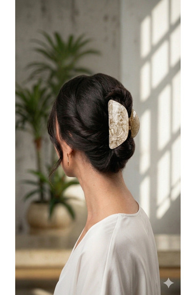 Selay Accessory Gold Look Hair Clip – Stylish Hair Accessory