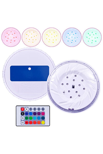 Concept Lampă LED plutitoare de piscină, cu telecomandă, multicolor