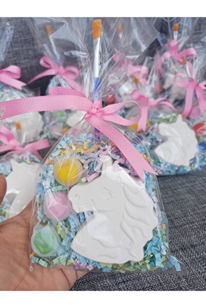 Opulent Accessories Unicorn taş boyama seti,10adetdoğum günü hediyesi, okul t...