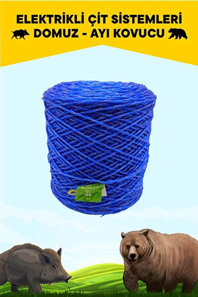 Atlas ELEKTRİKLİ ÇİT İÇİN 500 METRE KROM TEL SARILI İP ÖZEL ÜRÜN