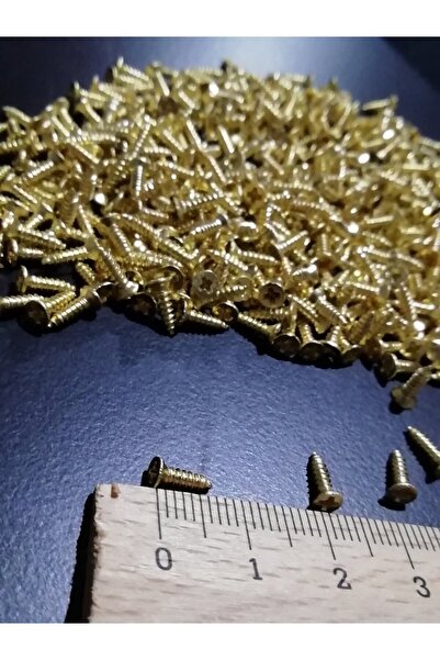 sywoods 100 Adet 7,5 mm Mini Hobi Vidası Sarı