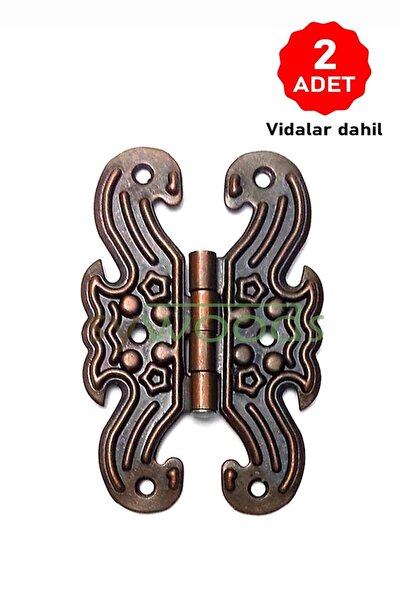 sywoods Büyük kelebek menteşe 2 adet oksit renk