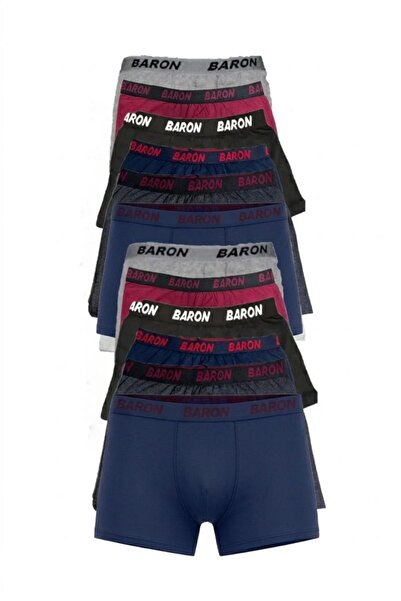 PİERLES 12 Τεμάχια Οικονομικά Σορτς Μπόξερ Lycra -p01