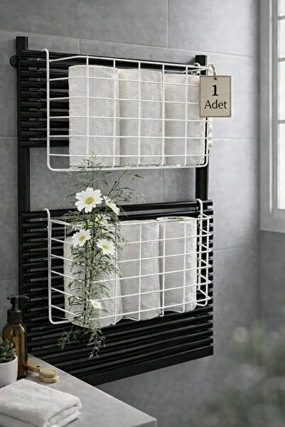 TncPatiShop Pratik Çok Amaçlı Sepet Organizer – Havlupana Asılabilir Banyo Dü...