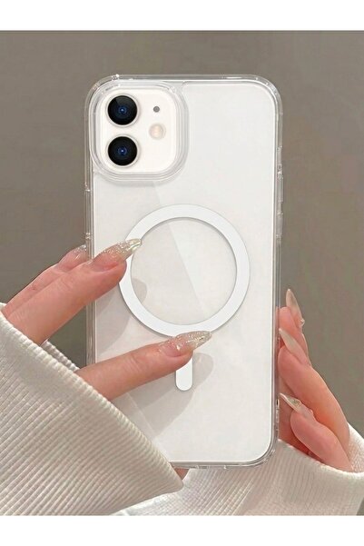 Powerfox Iphone 11 Uyumlu Gerçek Magsafe Özellikli Sert Şeffaf Kılıf