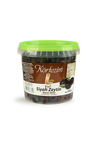 Körfezim Siyah Gemlik Zeytini - (L) - 1 Kg (Kalibre: 231-260)