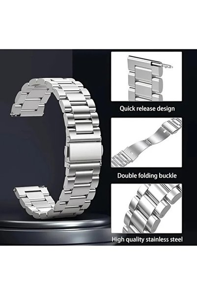 Dexmon Huawei Watch Gt2 Gt2e Gt3 Gt4 Gt 5 Gt6 Gt7 Pro Se Elite 46mm Uyumlu 22mm Metal Paslanmaz Çelik Kordon