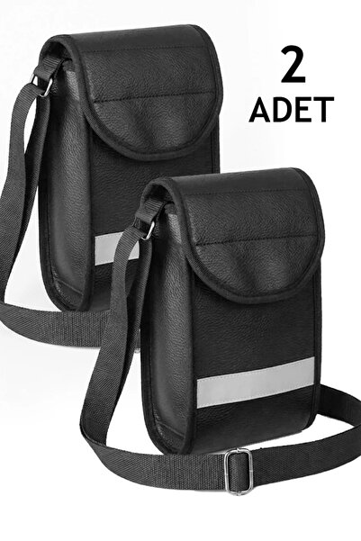 LUGMO Suni Deri 2 Adet Pos Cihazı Çantası Su Geçirmez