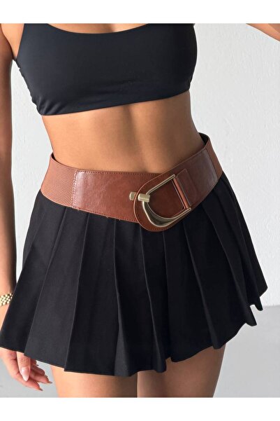 Fiori Χρυσή πόρπη ελαστική γυναικεία ζώνη, ζώνη τζάκετ, ζώνη πουκαμίσου, ζώνη...