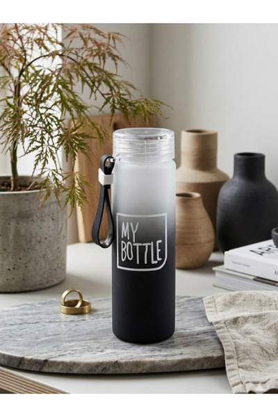 Dörtel Tedarik My Bottle Brand Glass Flask 420 ml - Color Options Available