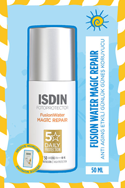 ISDIN Fotoprotector Fusion Water Magic Repair Spf50 50 ml Yaşlanma Karşıtı On...