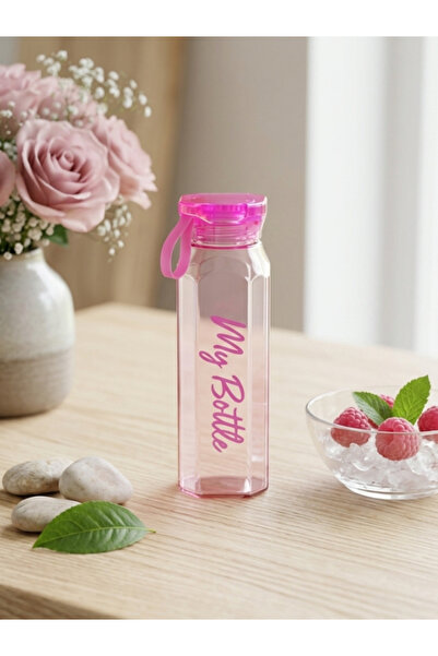 Dörtel Tedarik My Bottle Köşe Cam Matara 500 ML - Renk Seçenekli