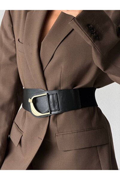 Fiori Χρυσή πόρπη ελαστική γυναικεία ζώνη, ζώνη τζάκετ, ζώνη πουκαμίσου, ζώνη...