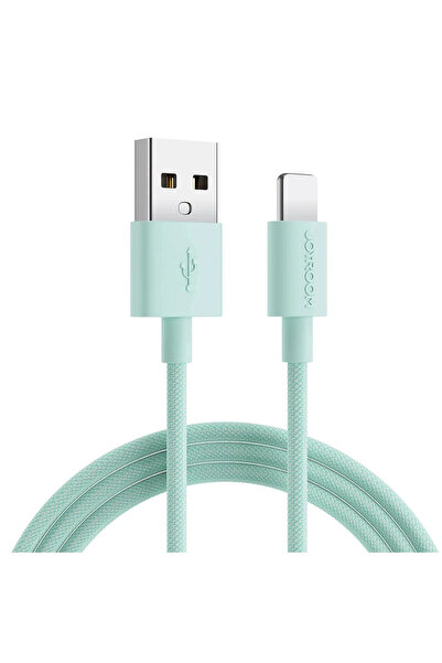 Joyroom İphone USB Renkli Yanmaz Silikon Data Şarj Kablosu