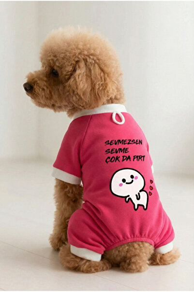 MPZ Pets زي وفستان للقطط والكلاب - بذلة وردية بأربعة أرجل، إذا كنت لا تحبها، ...