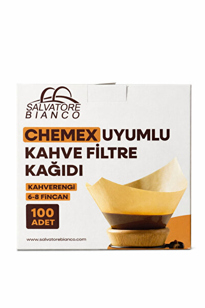SALVATORE BIANCO Chemex Uyumlu 100' lü Kahve Filtre Kağıdı