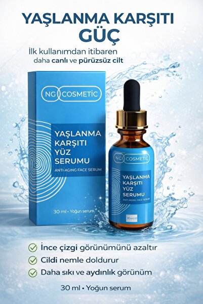 NG Kozmetik Yaşlanma Karşıtı Yüz Serumu 30 ML