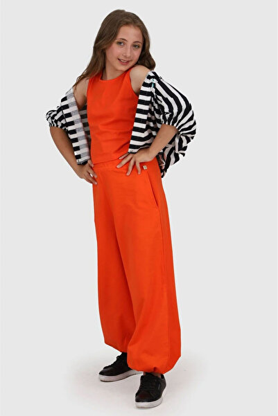 Minigimin Cicileri Set cu glugă din 3 piese cu model palmier pentru vârstele ...