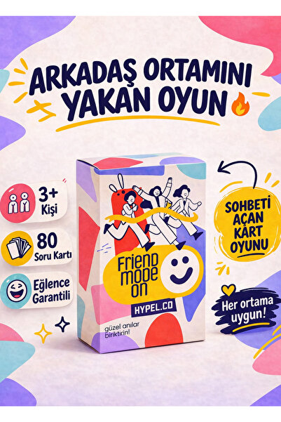 hypel.co Friend Mode On | Arkadaş Kart Oyunu | Eğlenceli Sohbet Oyunu | Parti...