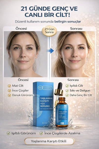 NG Kozmetik Yaşlanma Karşıtı Yüz Serumu 30 ML