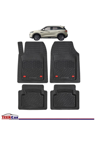 TEAMCAR Πατάκια αυτοκινήτου BYD Atto 2, Μαύρο