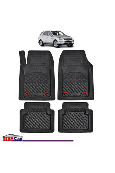 TEAMCAR ®   Covorașe auto tip tavă compatibile cu Mercedes-Benz GLE W166 SUV ...