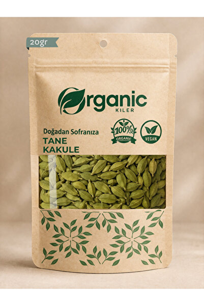 Organic Kiler Tane Kakule 20gr. - Doğal & Taze Mahsül