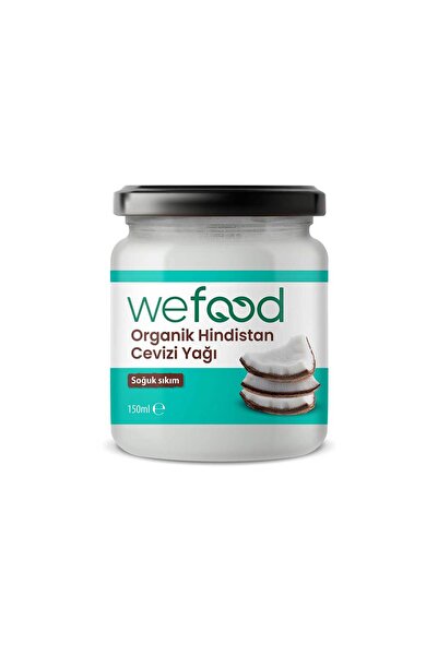 Wefood Organik Hindistan Cevizi Yağı 150 ml (Soğuk Sıkım)
