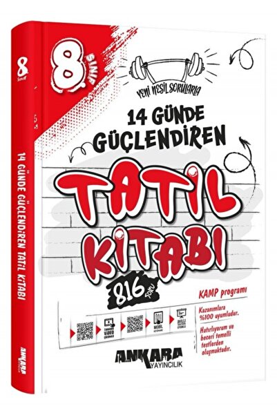 Ankara Yayıncılık ANKARA YAY. 8.SINIF GÜÇLENDİREN 14 GÜNDE TATİL KİTABI 2026