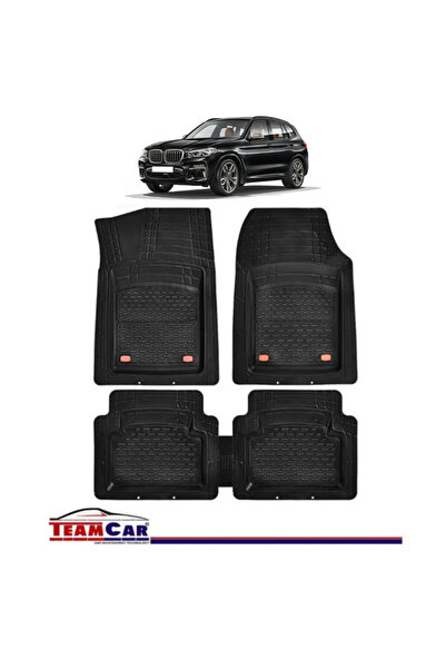 TEAMCAR Covorașe auto tip tavă pentru BMW X3 G01 (2017–prezent), negru, mater...