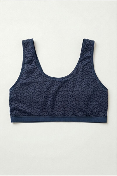 HNX Γυναικείο μπουστάκι με χοντρό λουράκι από δαντέλα λεοπάρ