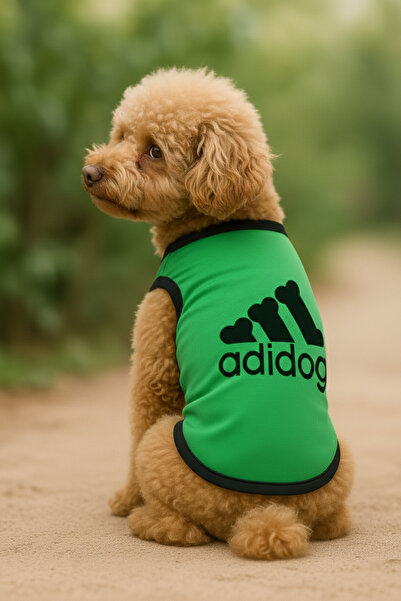 Monopetz New Season Dog and Cat Outfit - Green Adidog