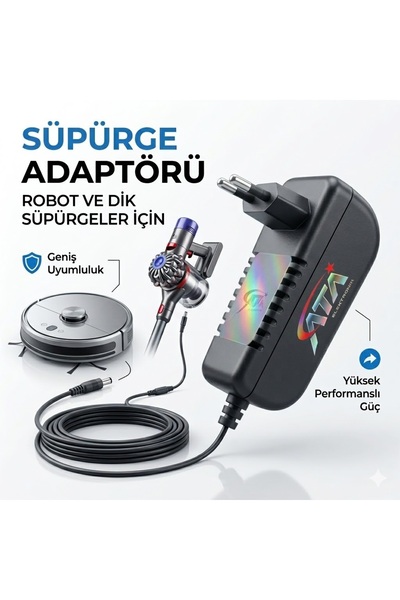 ATAELEKTRONİK Karac A Vantuz Slim X10 (27V BATARYA IÇİNDİR) 30v Şarjlı Süpürg...