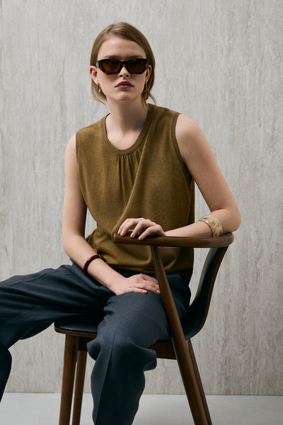 Lufian Perla Γυναικεία Πλεκτά Εσώρουχα Σαφράν