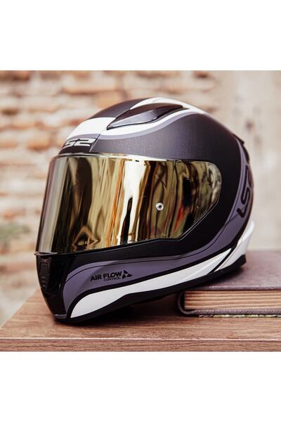 LS2 Rapıd 2 Deeper Mat Beyaz-siyah Kask