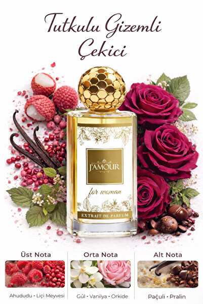 J'AMOUR EAU DE PARFUME W304 LaNuit Tres. Kadın Parfümü 50 ml