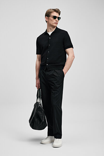 Lufian Ντάργουιν Ανδρικό Κουλμάξ ®   Πουλόβερ μαύρο