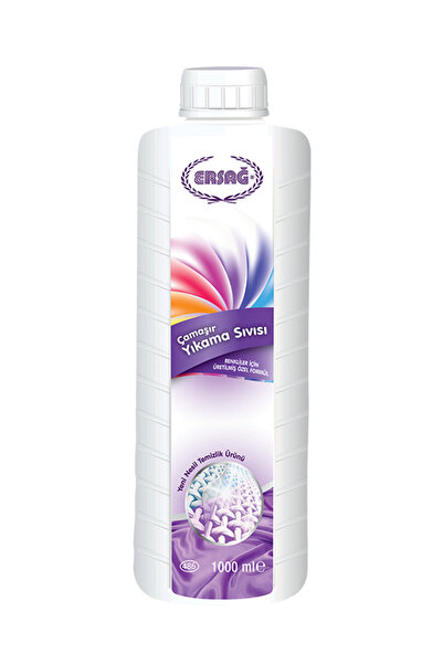 Ersağ Renkliler İçin Çamaşır Yıkama Sıvısı 1000ml Yeni Formül