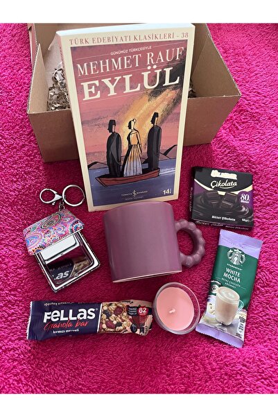 ESRALYGİFT Lila Sever Bi Kutu Mutluluk Hediye Kutusu&&motivasyon hediyesi&tebrik hediyesi&tatil hediyesi