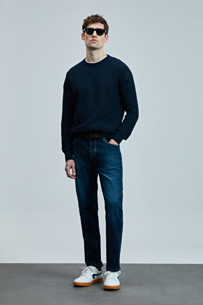 Lufian Ανδρικό παντελόνι, κανονική εφαρμογή, μπλε