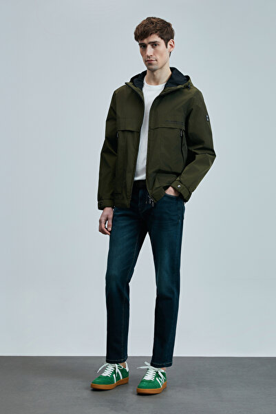 Lufian Ανδρικό παντελόνι Pele Smart Jean Slim Fit Μπλε