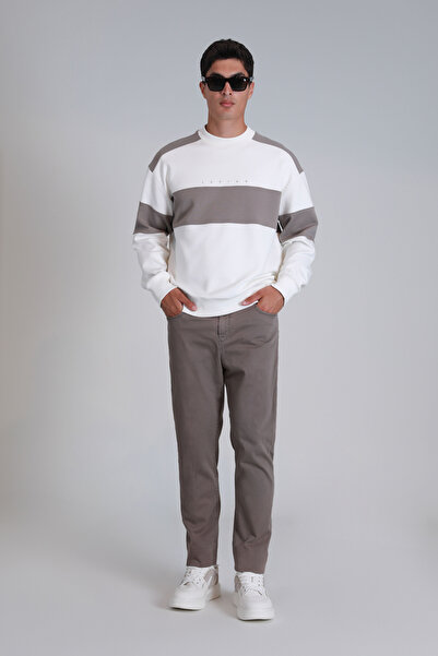 Lufian Slim Fit Chino Παντελόνι - Helt Sports Ανδρική Άμμος