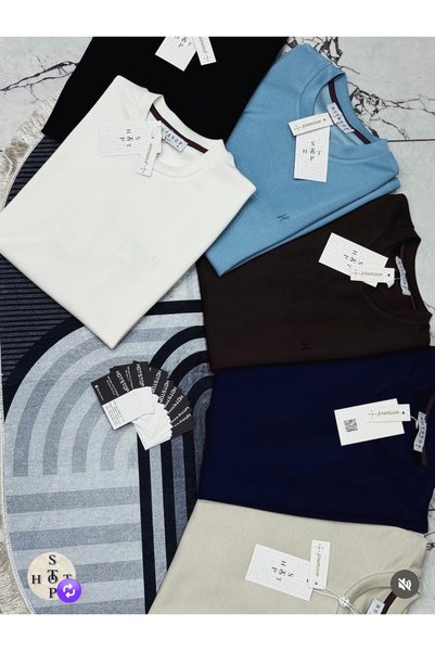 ATKGİYİM Oysho Fabric Men's T-Shirt Breathable and Fitted to the Body