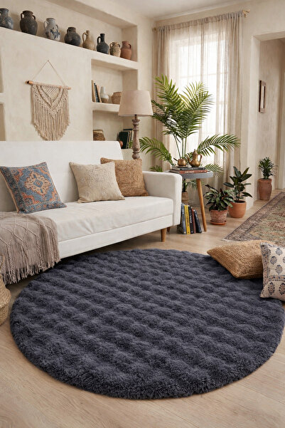 KEVLİNE HOME Bubble Mutfak Oval Kaymaz Taban Halı