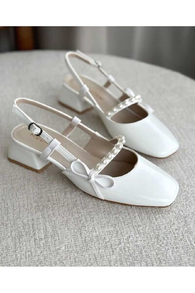 v.s.h velvet Women's Trend Mary Jane Patent Leather Square Toe Short Block He...