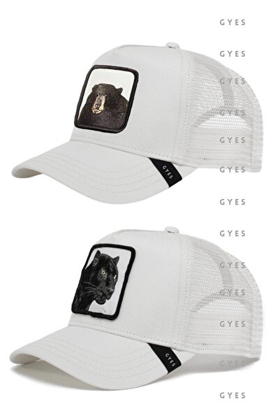 GYES Αθλητικό καπέλο με φιγούρες ζώων Unisex Σετ 2 ρυθμιζόμενων πλάτης