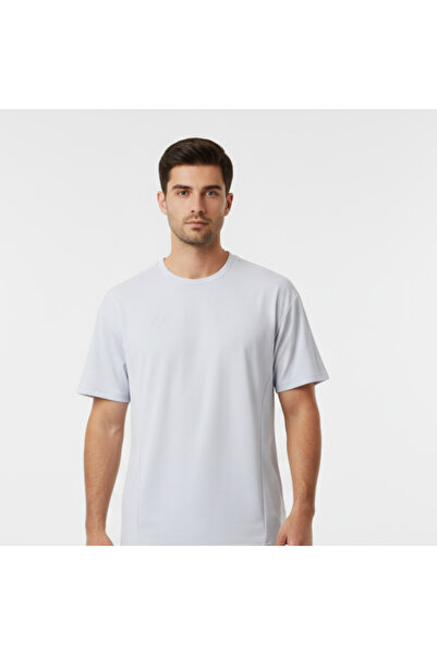 SKILLANO Men’s Technical Sport T-Shirt (White) – Quick-Dry Cotton-Polyester H...