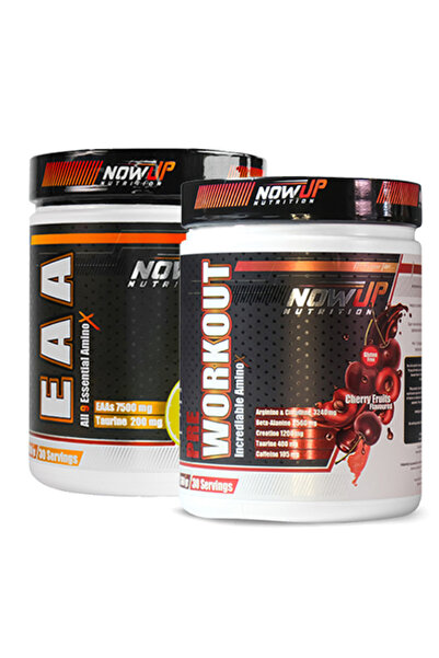 NOWUP NUTRITION Performansını Artır Kombinasyon Paketi | Eaa 360g Pre-workout...