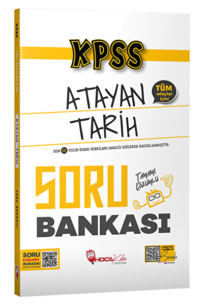Hoca Kafası Yayınları Hoca Kafası KPSS Tarih Atayan Soru Bankası Çözümlü